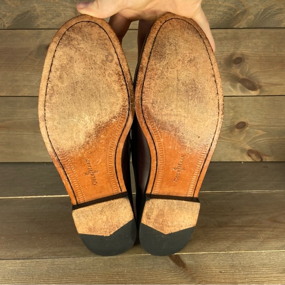 Cole haan Mens size 10 Shoes brown leather slip on comfort loafers main image 8